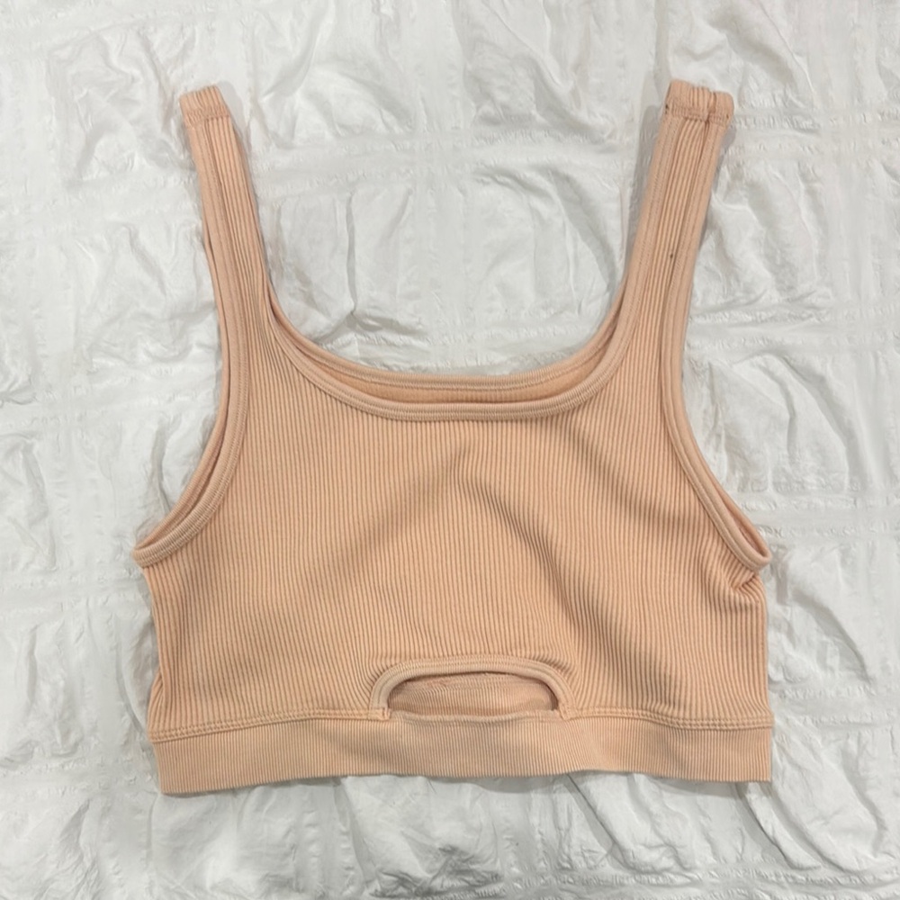Aeropostale Cream Sports Bra Intimates